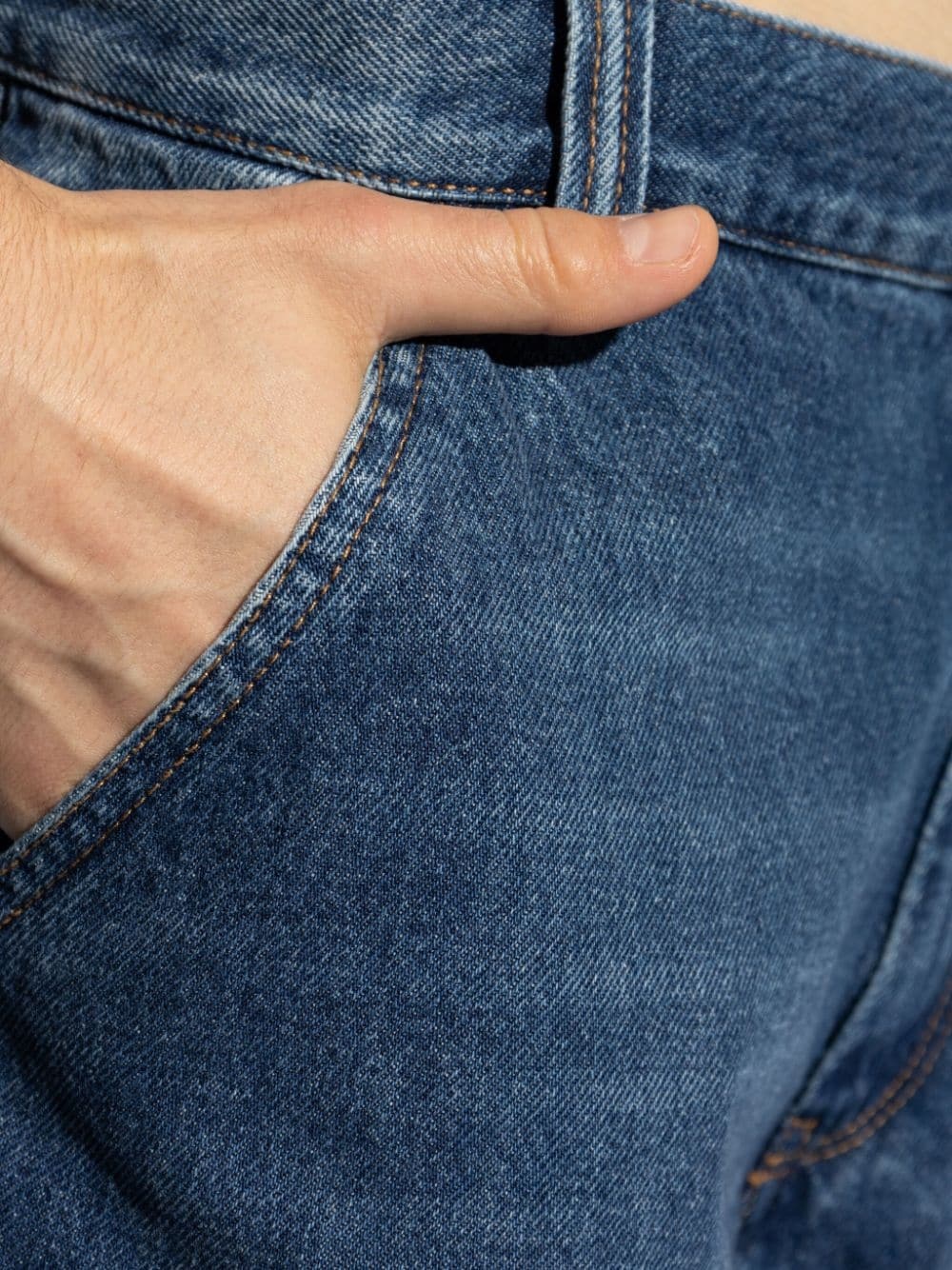 mid-rise straight-leg jeans - 5