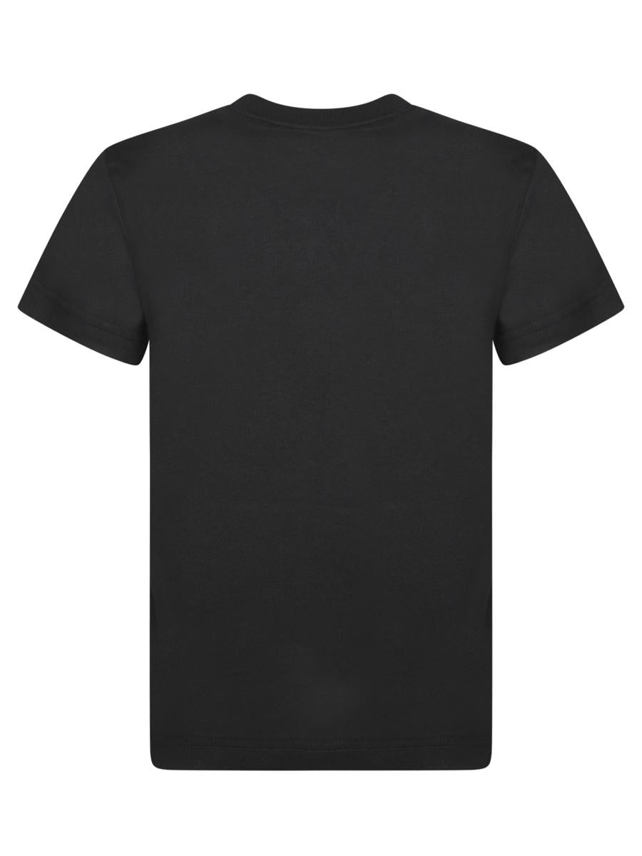 Tシャツ・カットソー ALAIA Women Tops AA9H10633M774 995 BLACK Peplum cotton jersey T-shirt in black - Alaia | Mytheresa