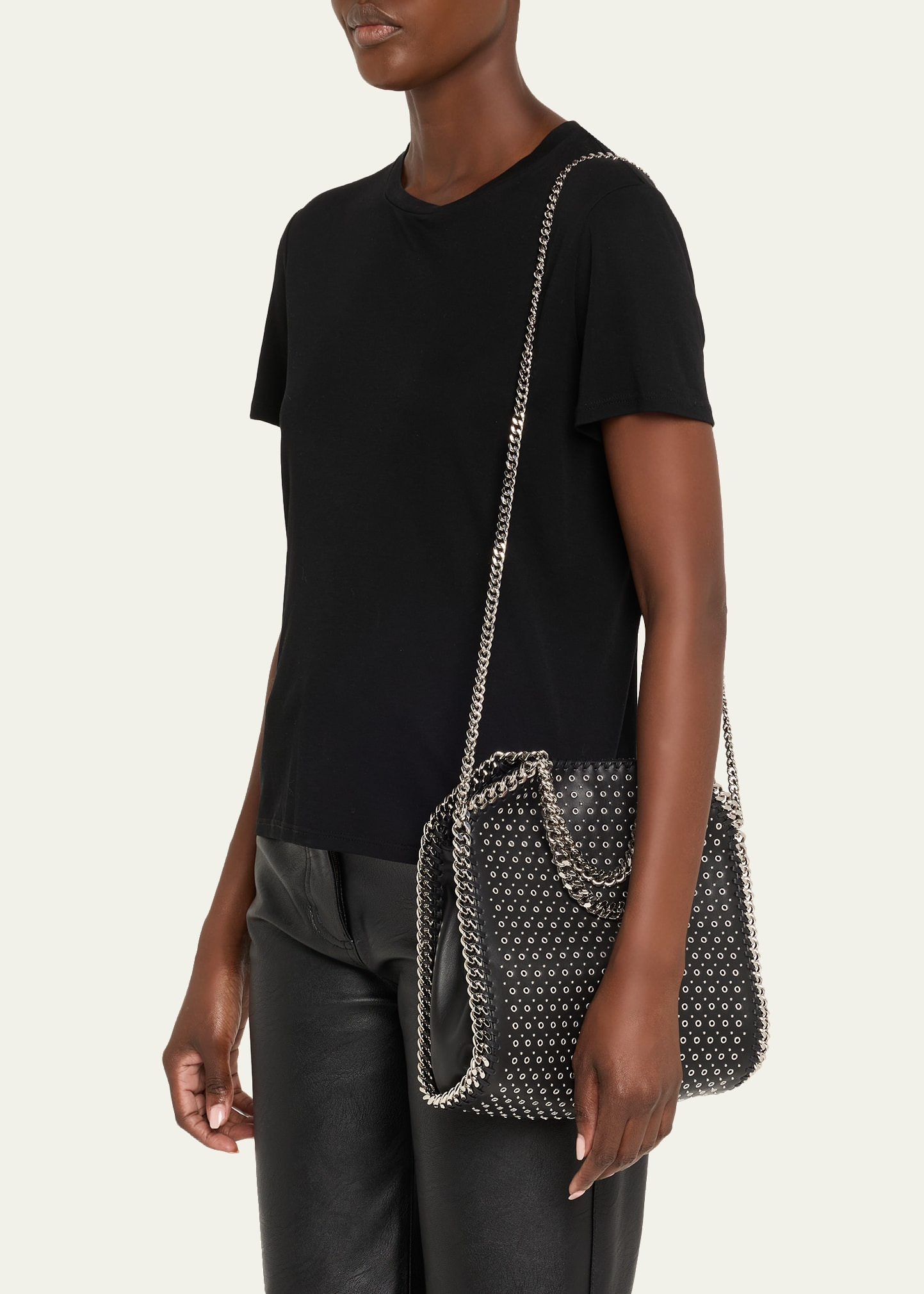 Falabella Metal Eyelet Mini Top-Handle Bag - 2