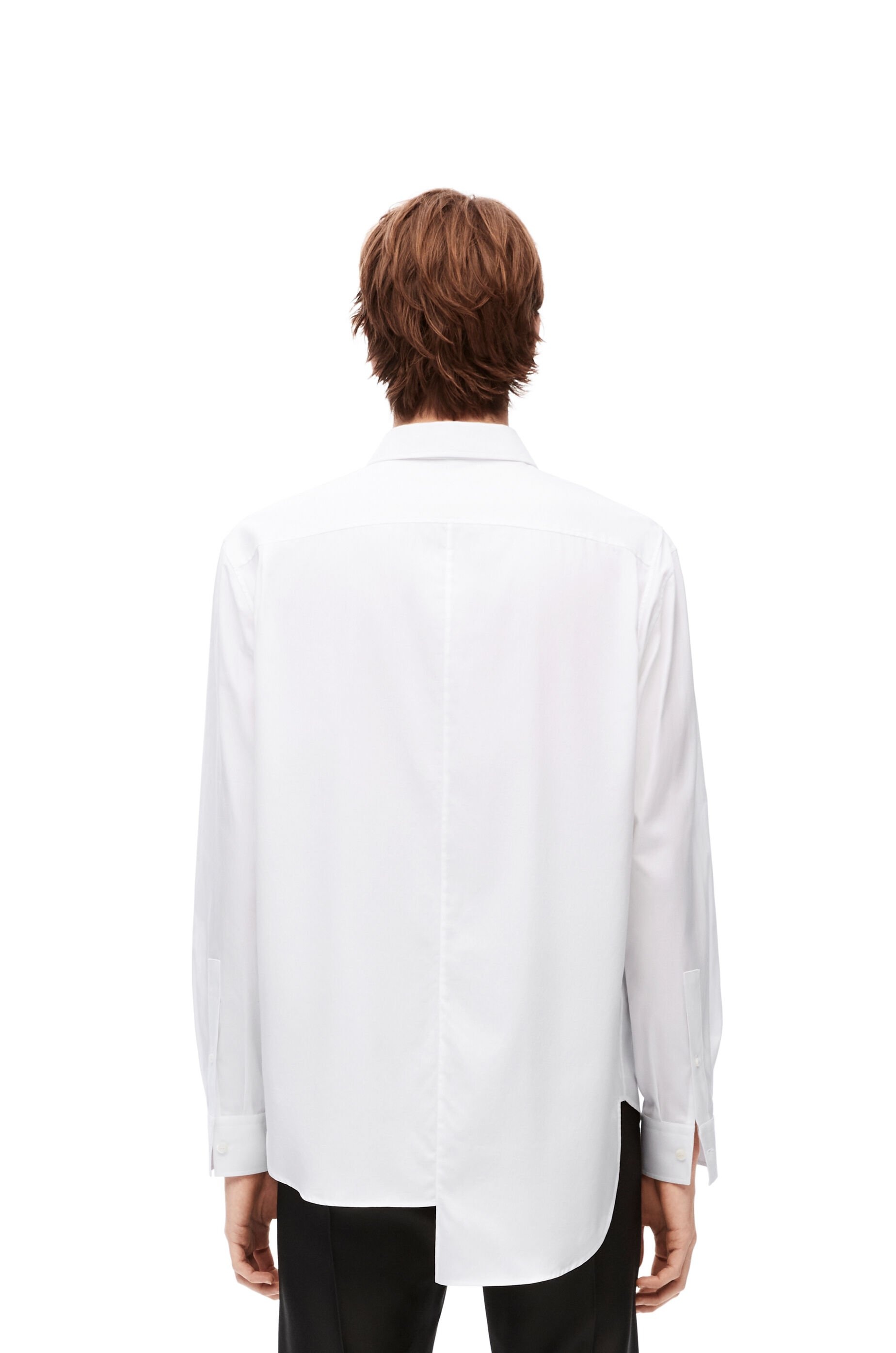 Asymmetric shirt in cotton - 4