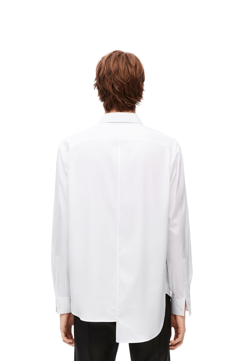 Asymmetric shirt in cotton 4