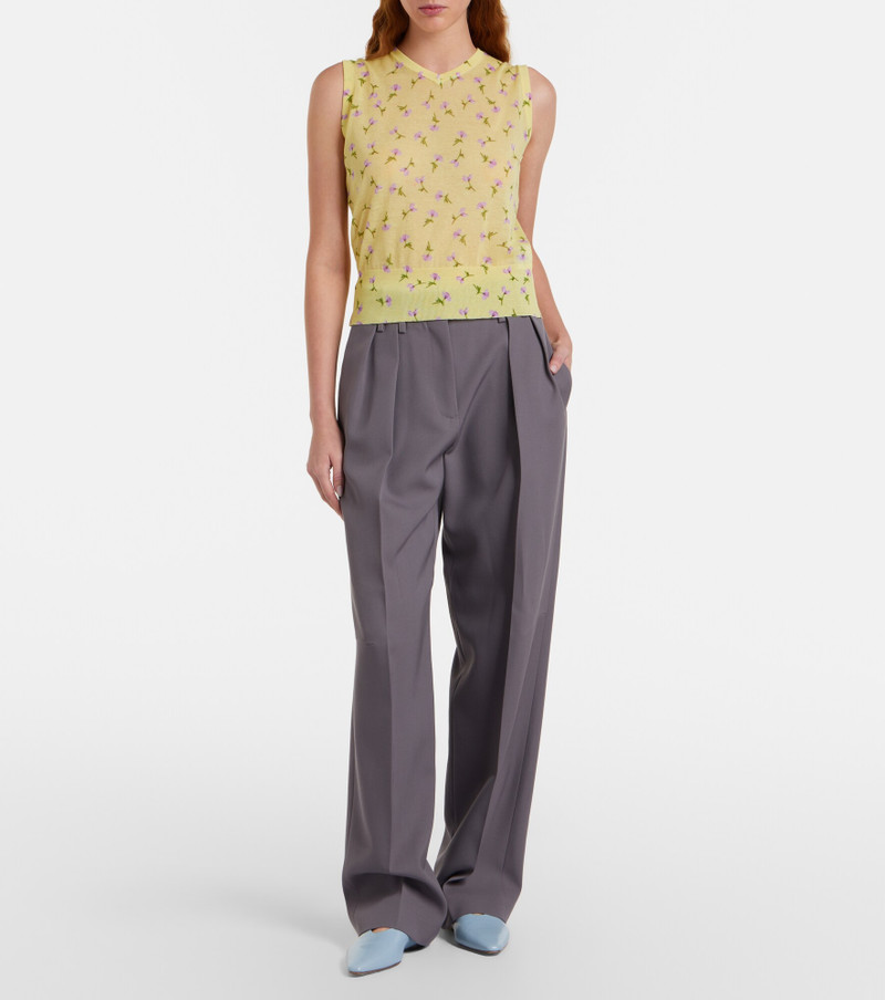 Floral cotton-blend top 5