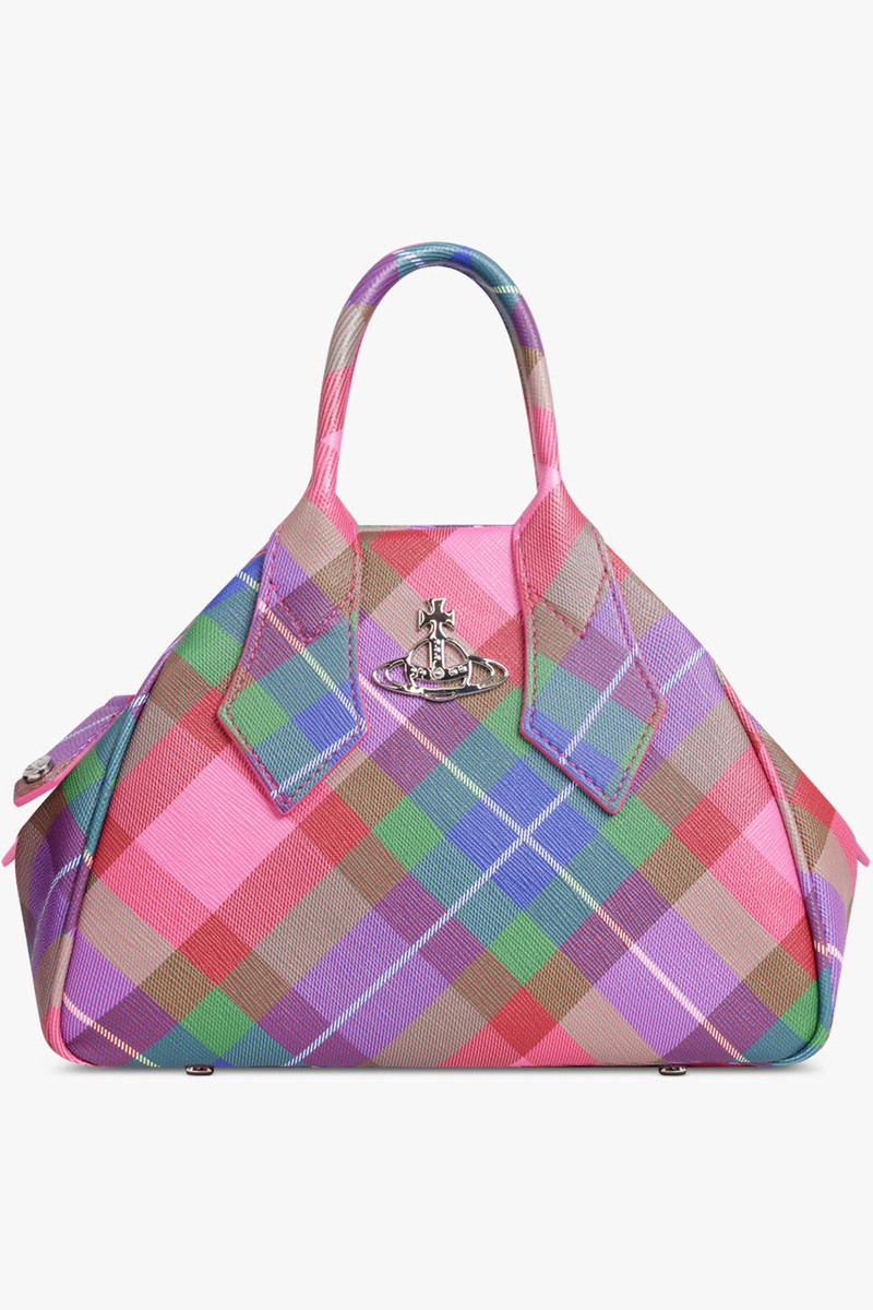 YASMINE PRINT SMALL BAG | CANDY TARTAN 1