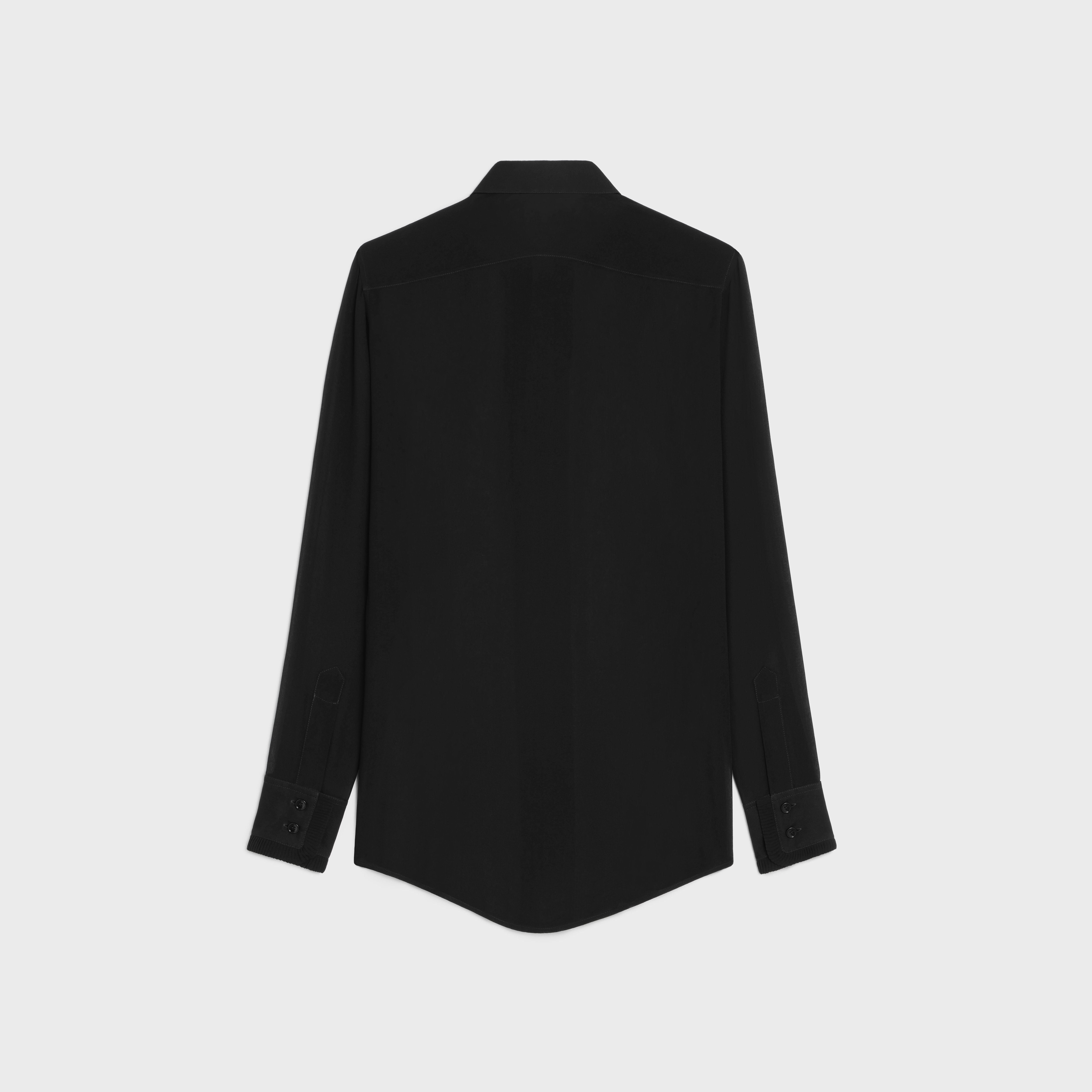 romy shirt in silk georgette - 2
