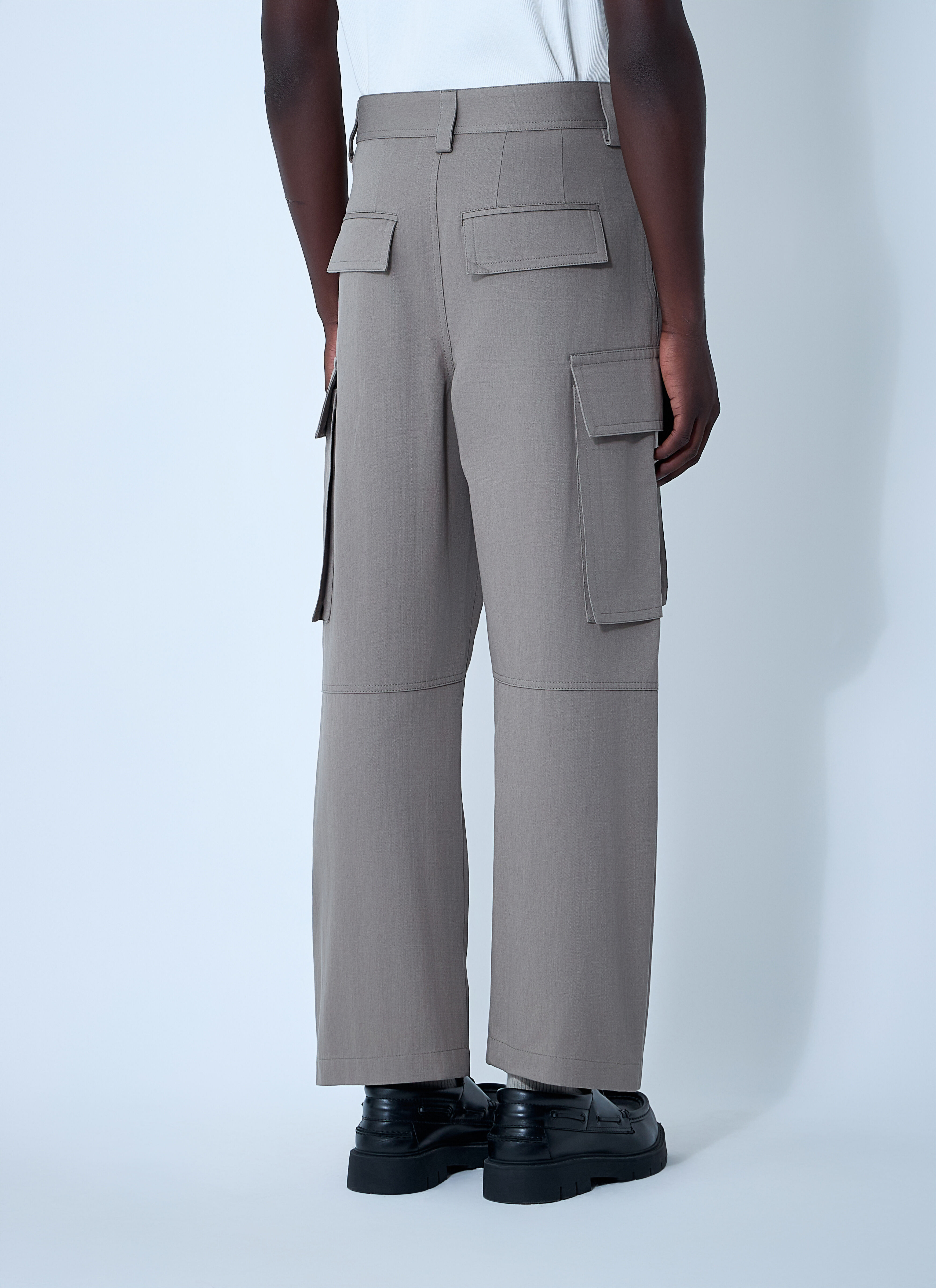 Cotton Twill Cargo Pants - 4