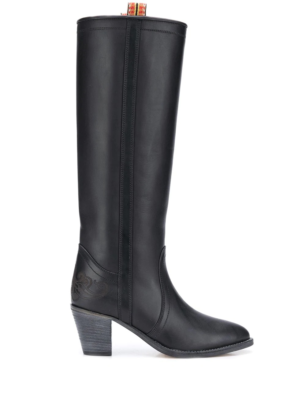 knee-length boots - 1