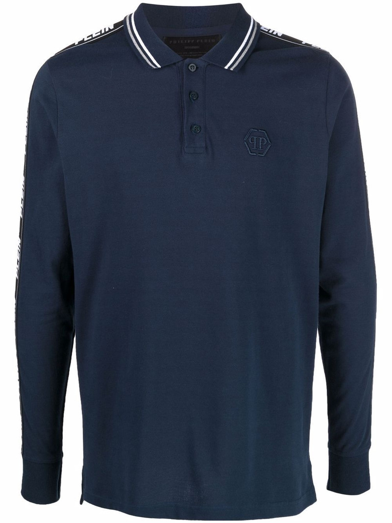 logo embroidered polo shirt 1