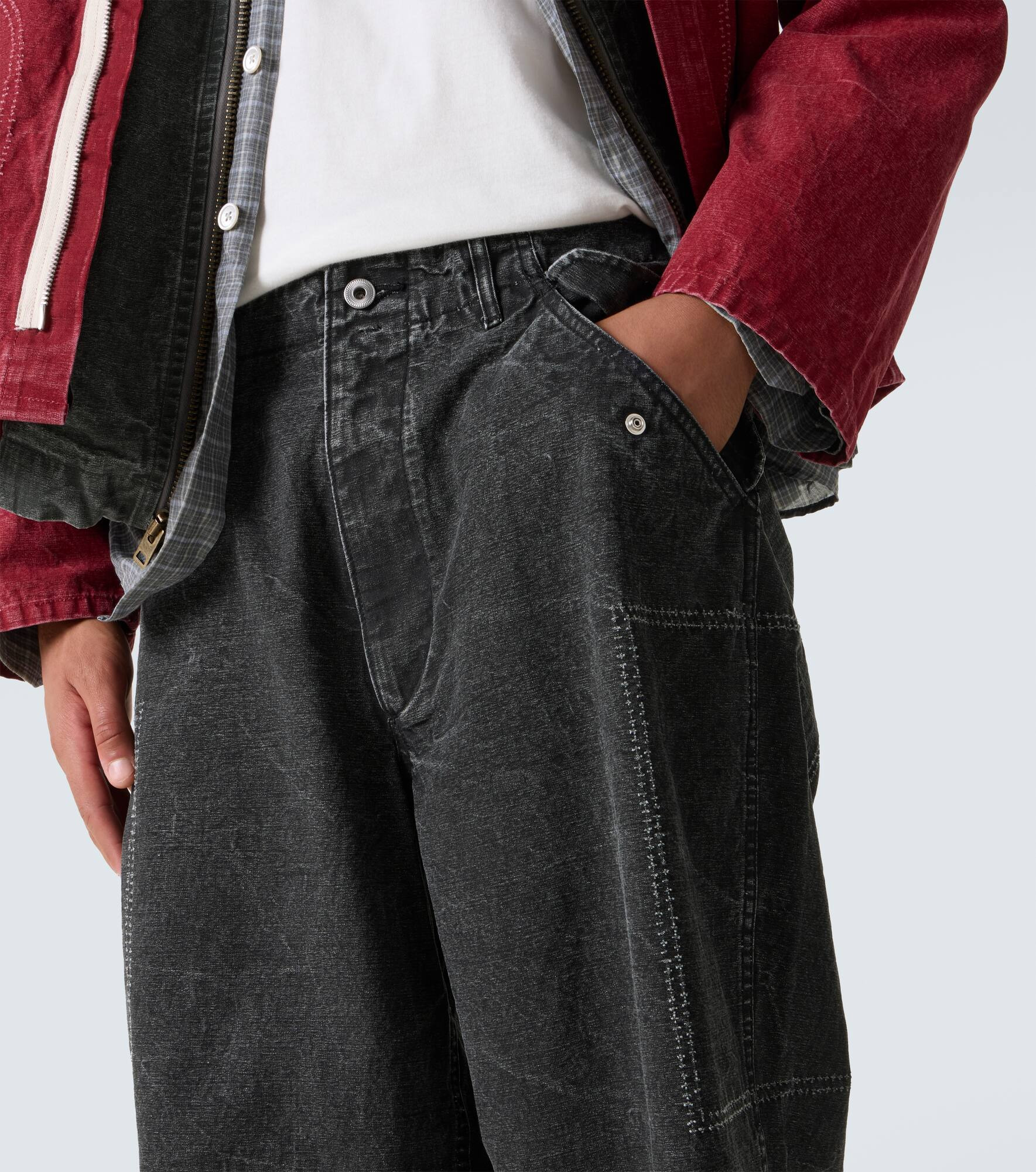 M51 Custom cotton cargo pants - 5