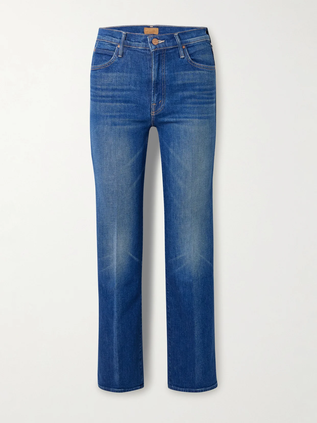 The Kick It Flood Mid-rise Straight Jeans - 1