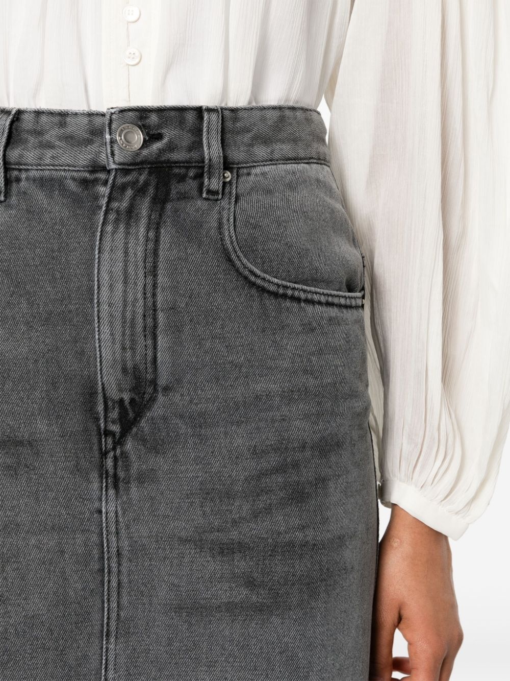 Tilauria denin midi skirt - 5
