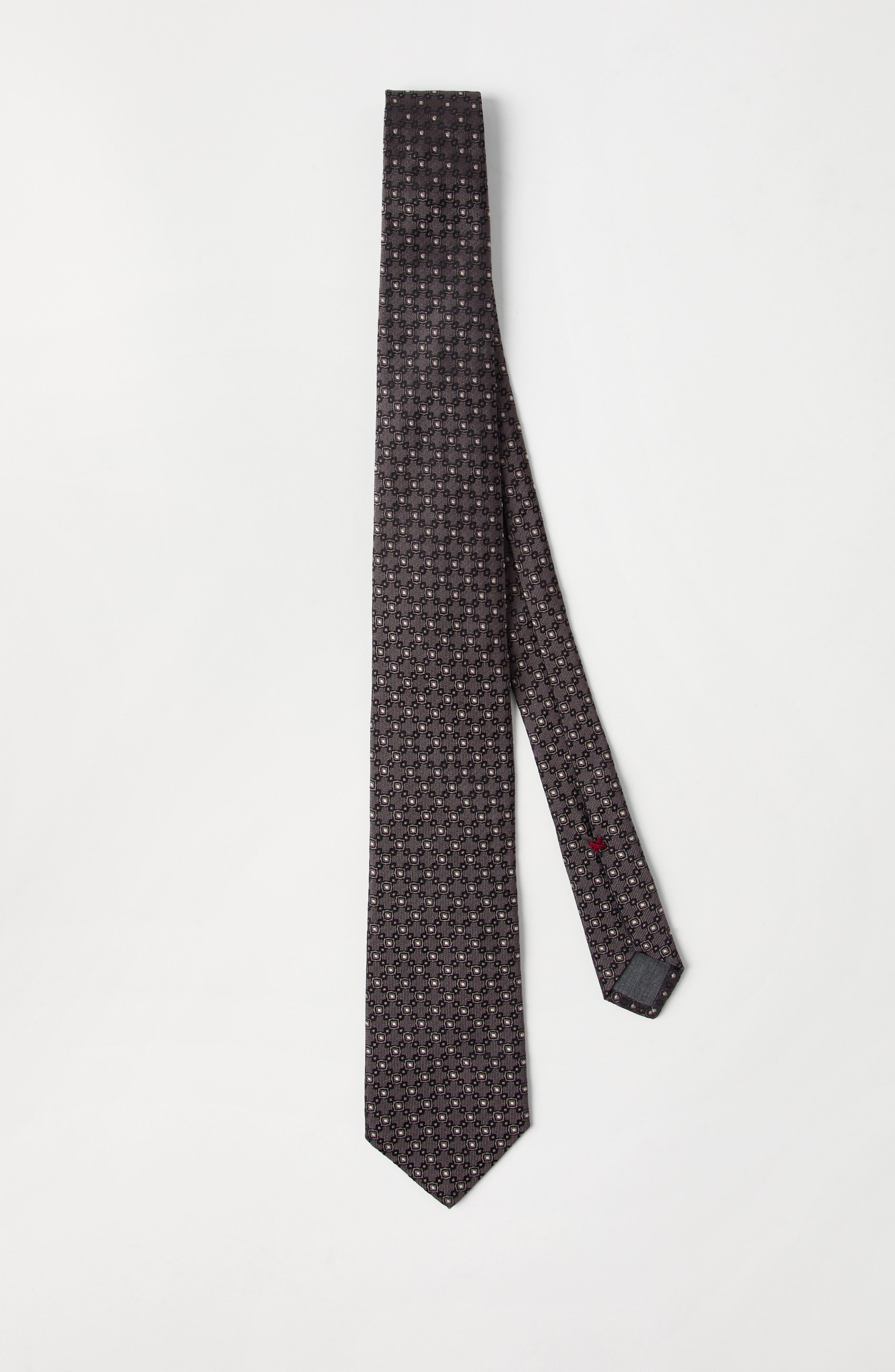 Brunello Cucinelli Necktie with jacquard pattern in Hazelnut at Nordstrom - 2