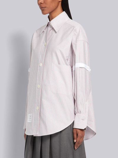 Thom Browne Supersized University Stripe Shirt outlook