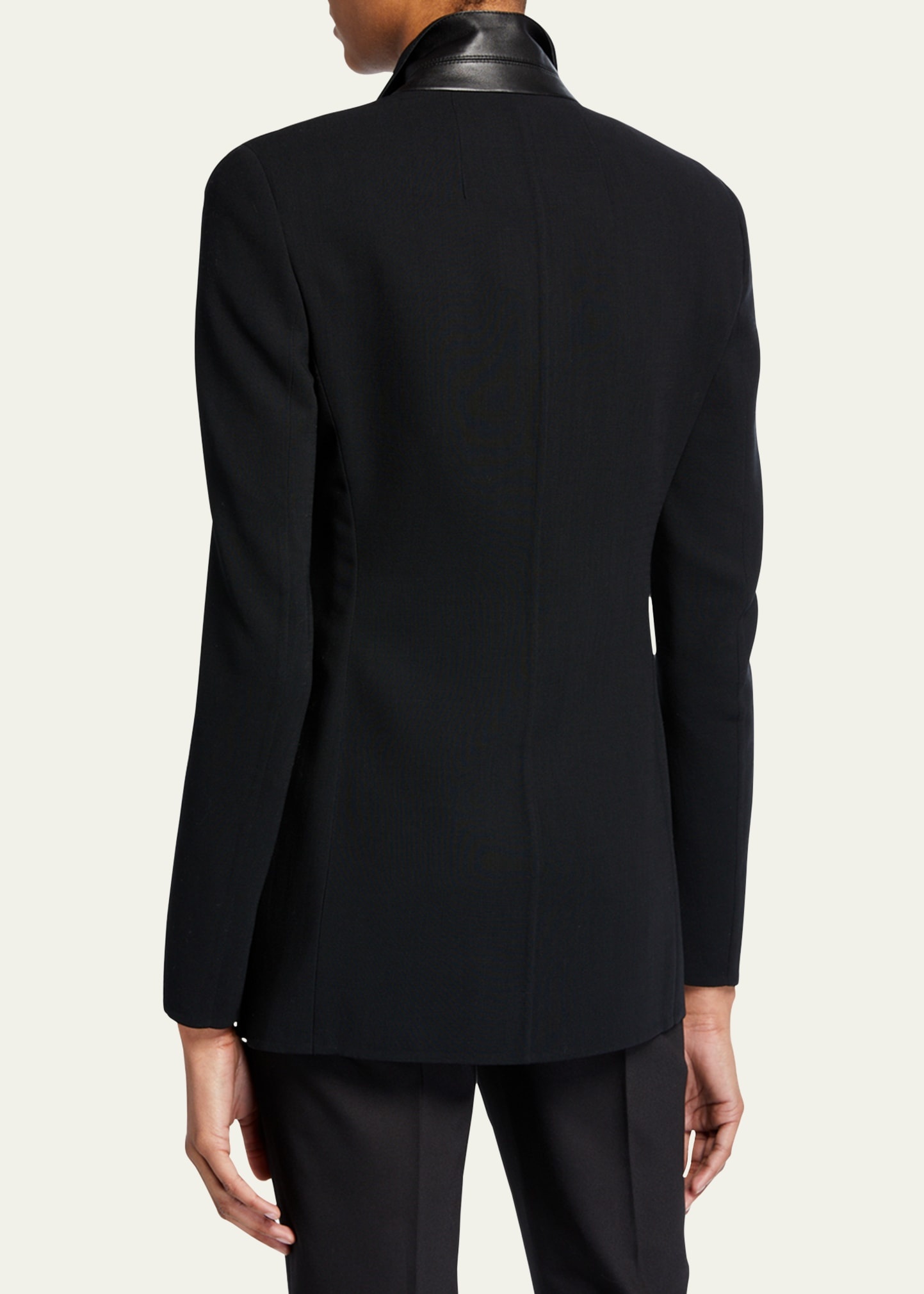 Odette Long Wool Blazer Jacket - 3