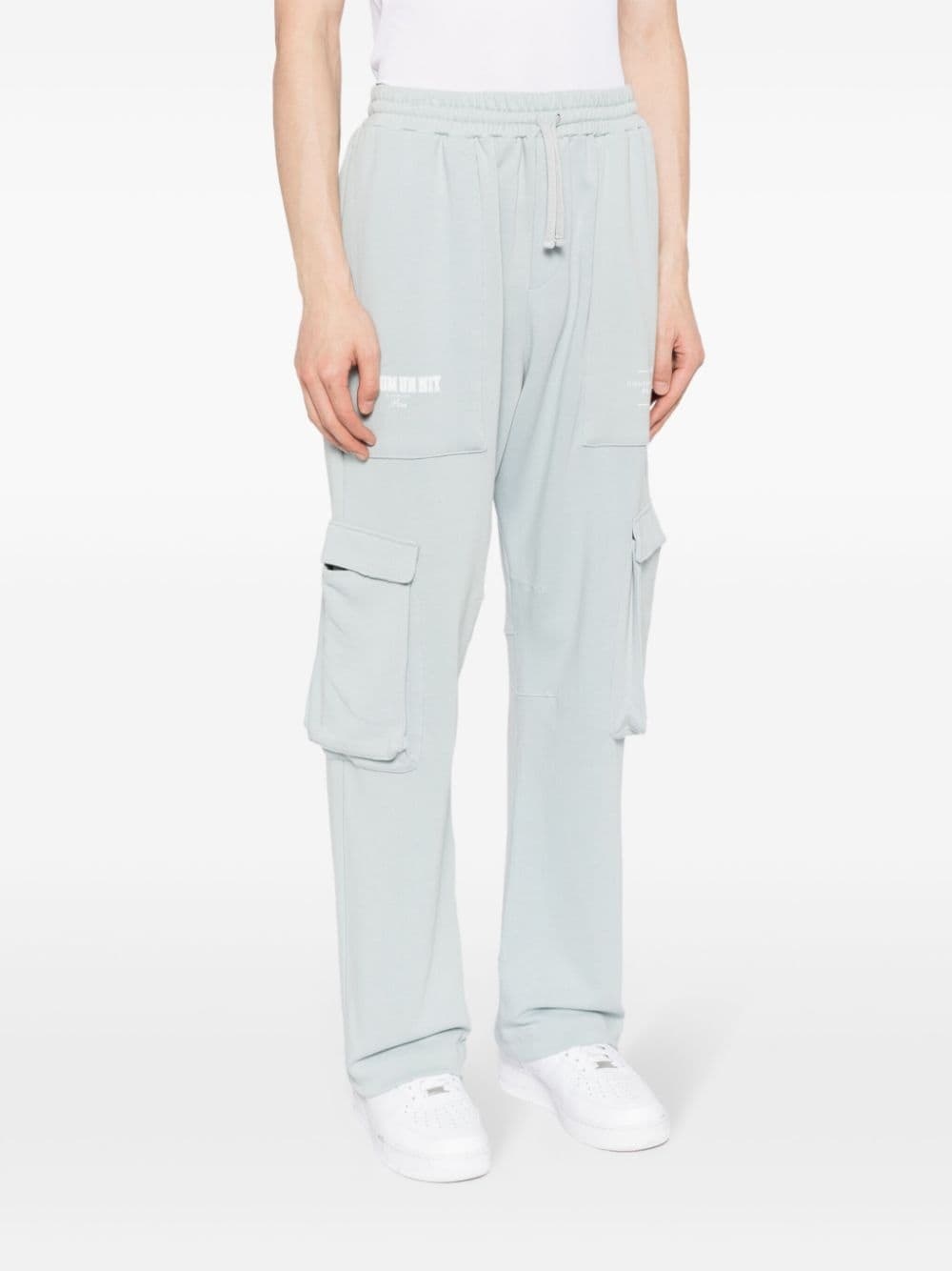 Mission logo-print cargo track pants - 3