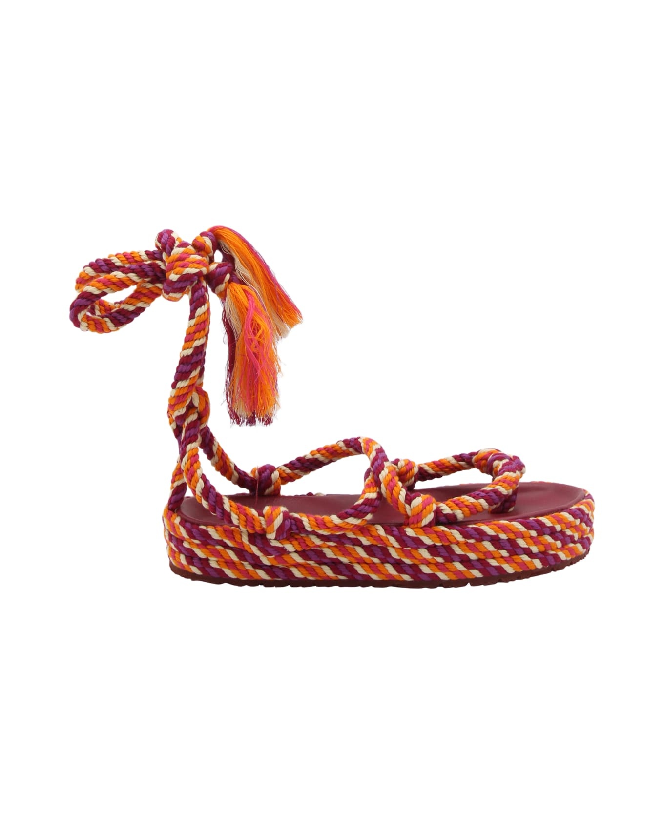 ISABEL MARANT ORANGE ROPE EROL サンダル Isabel Marant Orange Rope Erol Sandals | italist | REVERSIBLE