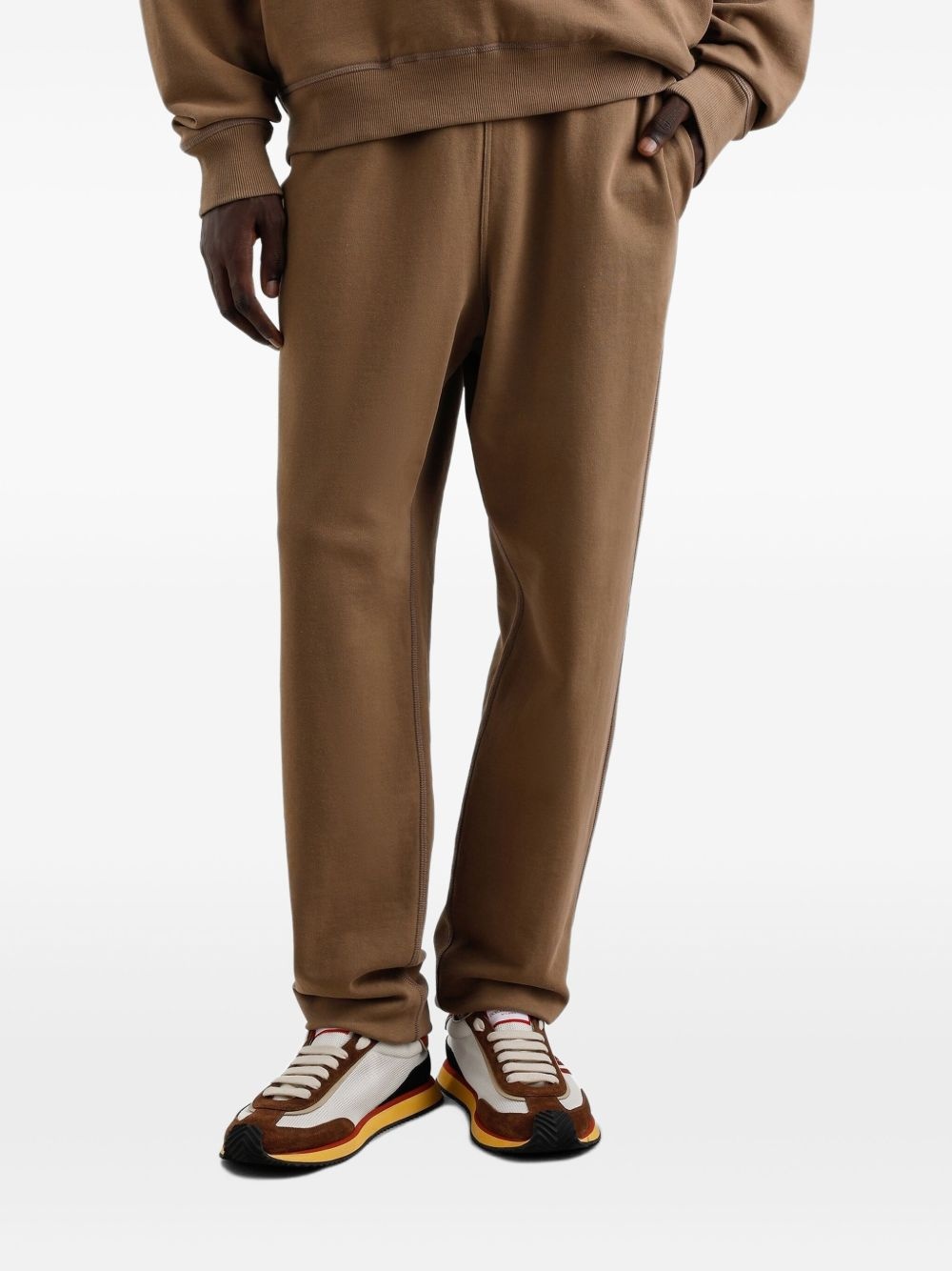 logo-embossed track pants - 4