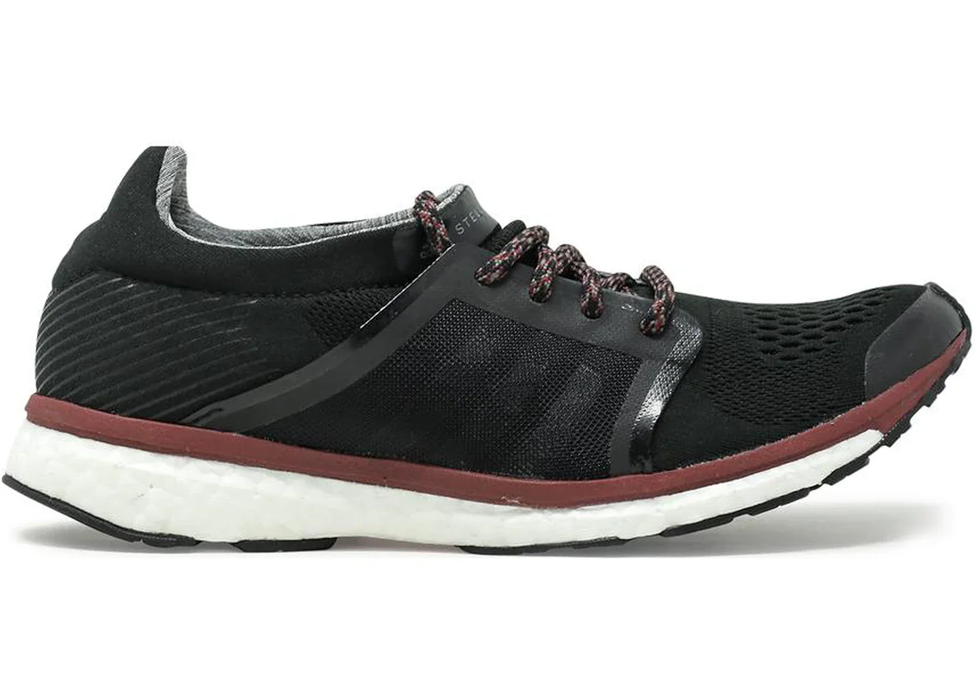adidas adiZero Adios Stella McCartney Core Black Noble Maroon (Women's) - 1