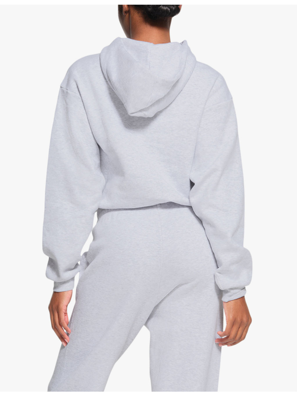 Elasticated-waist fleece jogging bottoms - 4