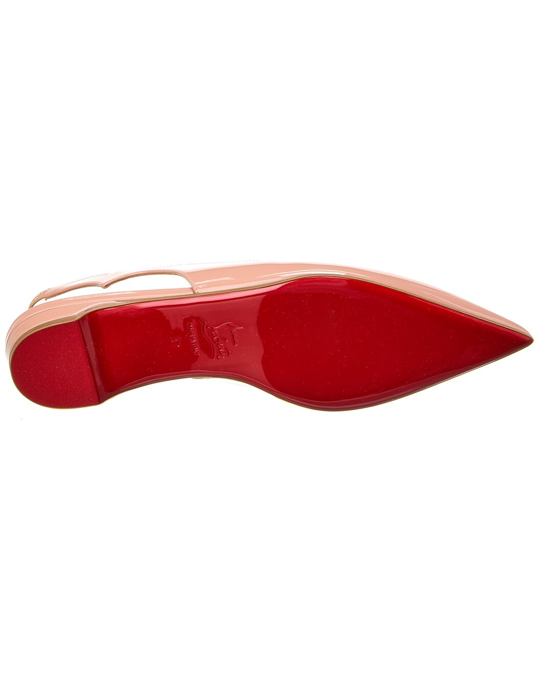 Christian Louboutin Hot Chickita Patent Slingback Flat - 4