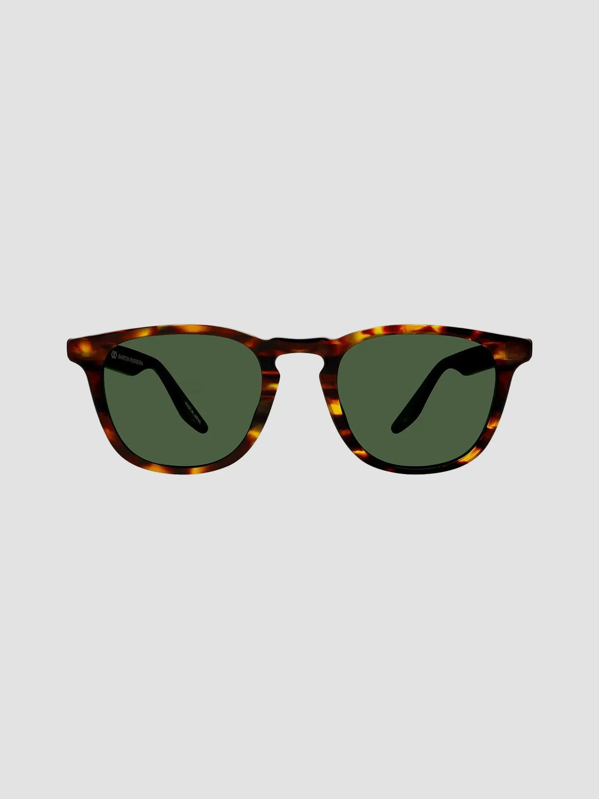Men's Dino 50MM Round Sunglasses - Classic Tortoise Viridian - 1
