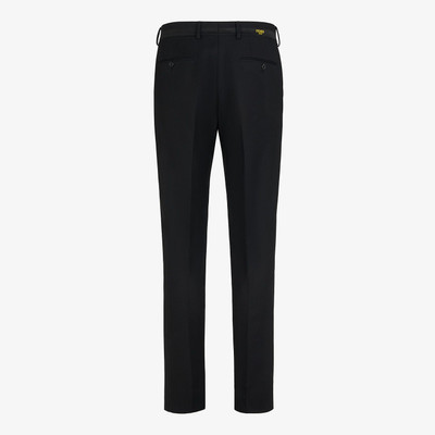 FENDI Black wool pants outlook