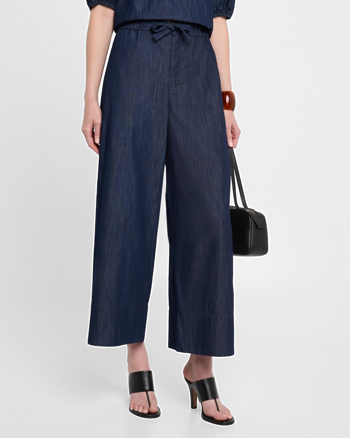 Jour Wide-Leg Ankle Pull-on Pants - 4