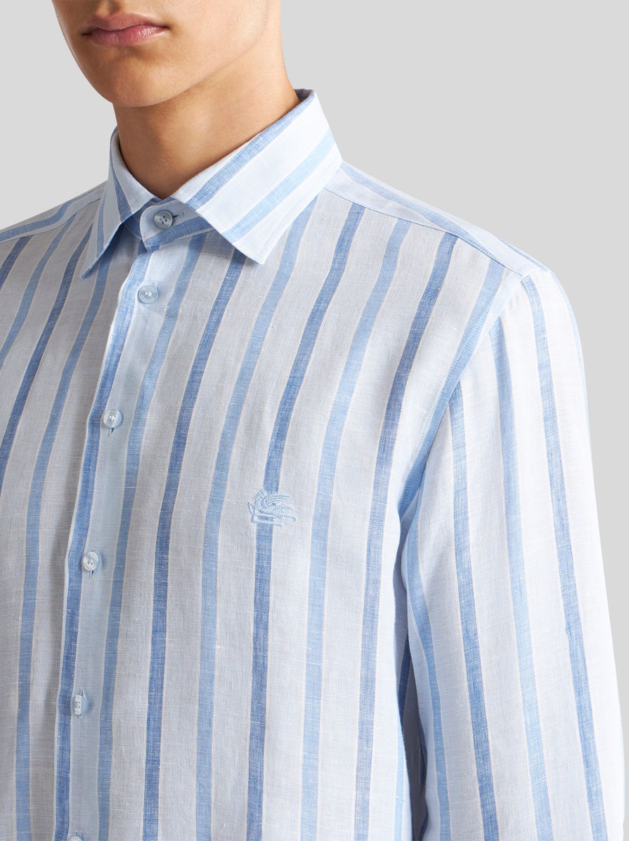 STRIPED SHIRT WITH LOGO - 3
