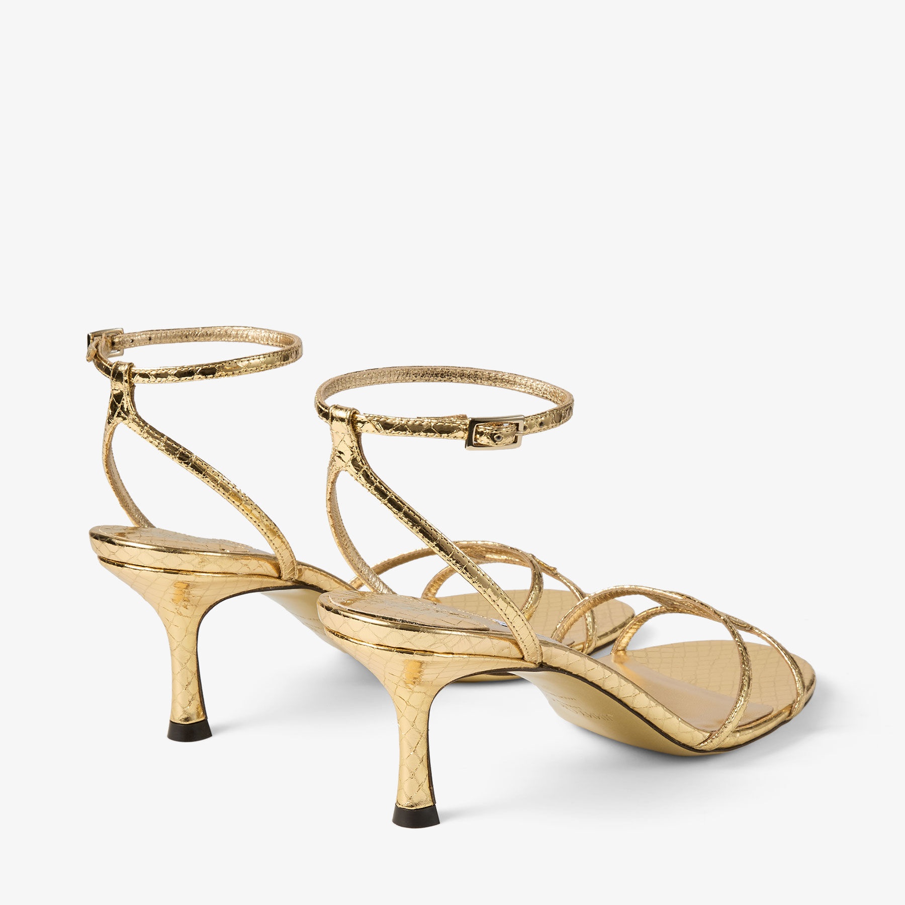 Leo 65
Gold Candy Wrap Leather Sandal - 6