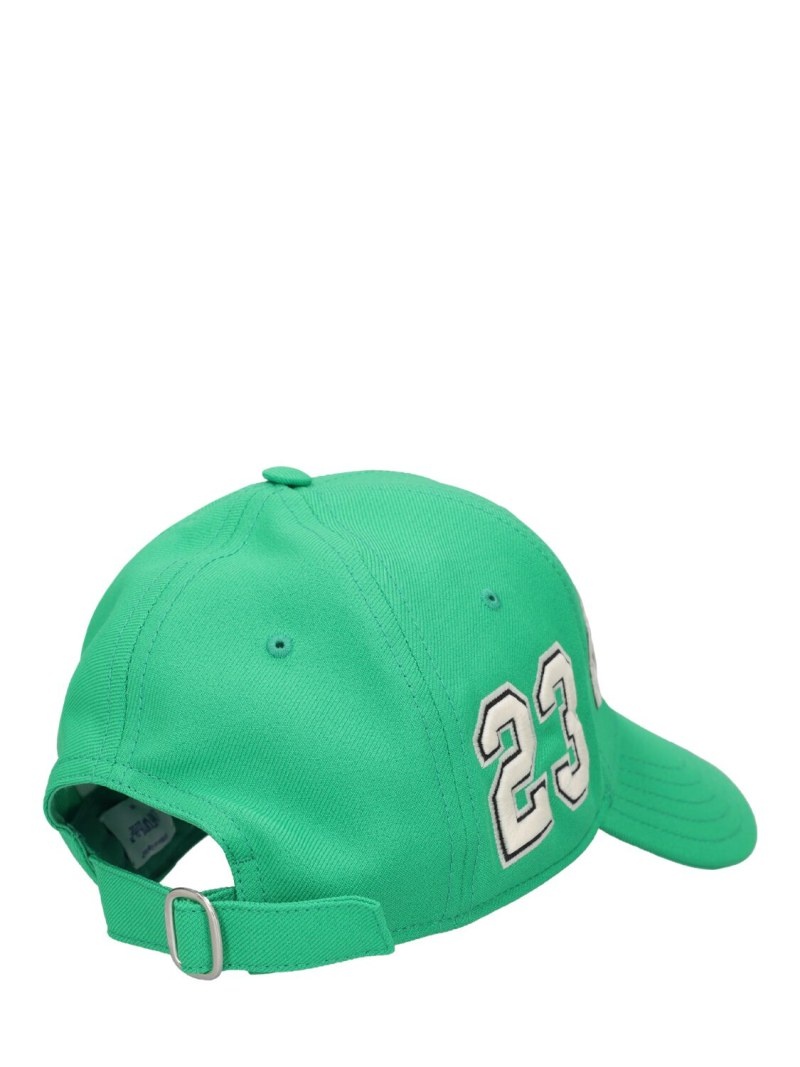 Multi logo cotton baseball cap - 4