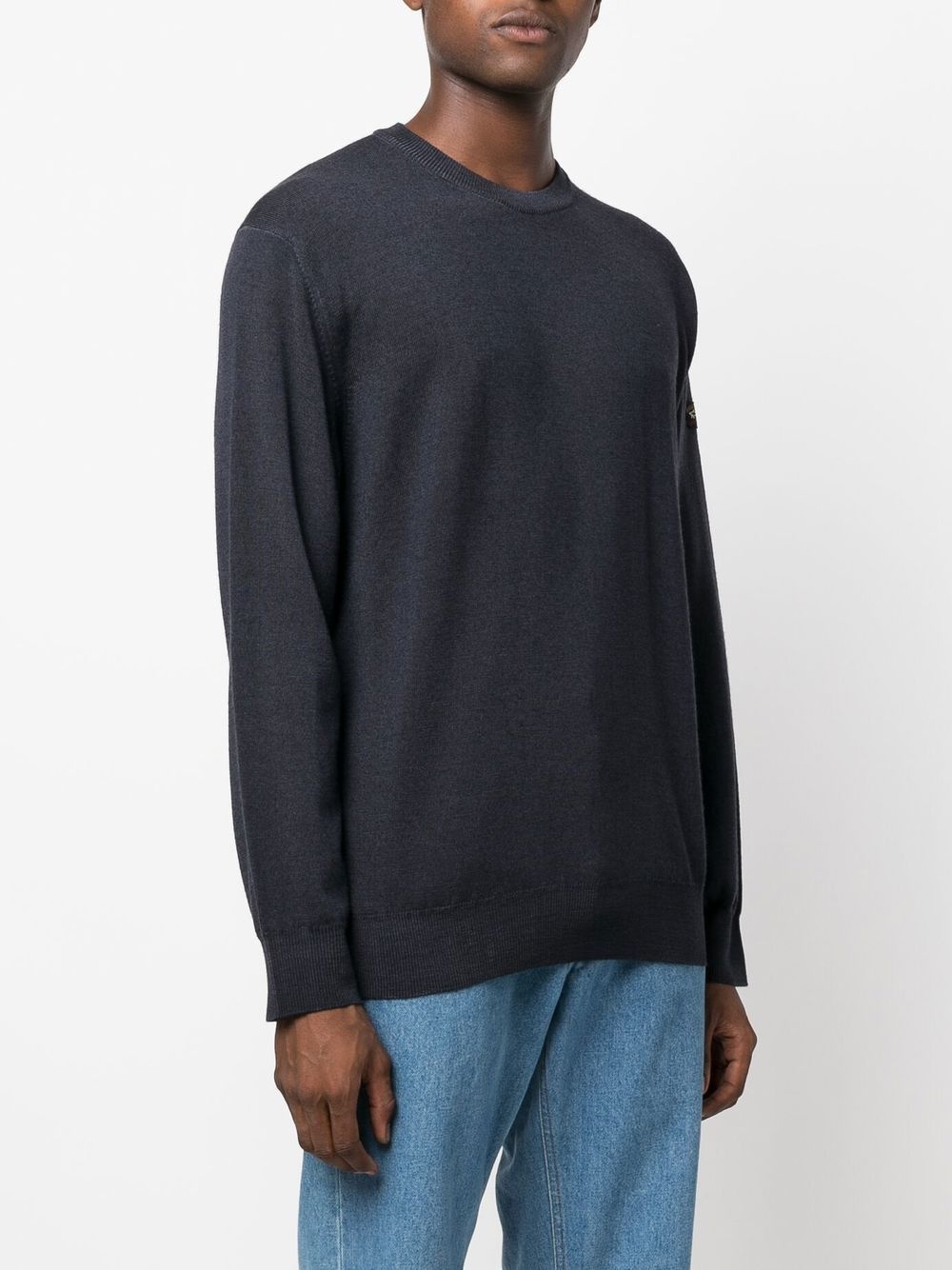 round-neck virgin-wool jumper - 3