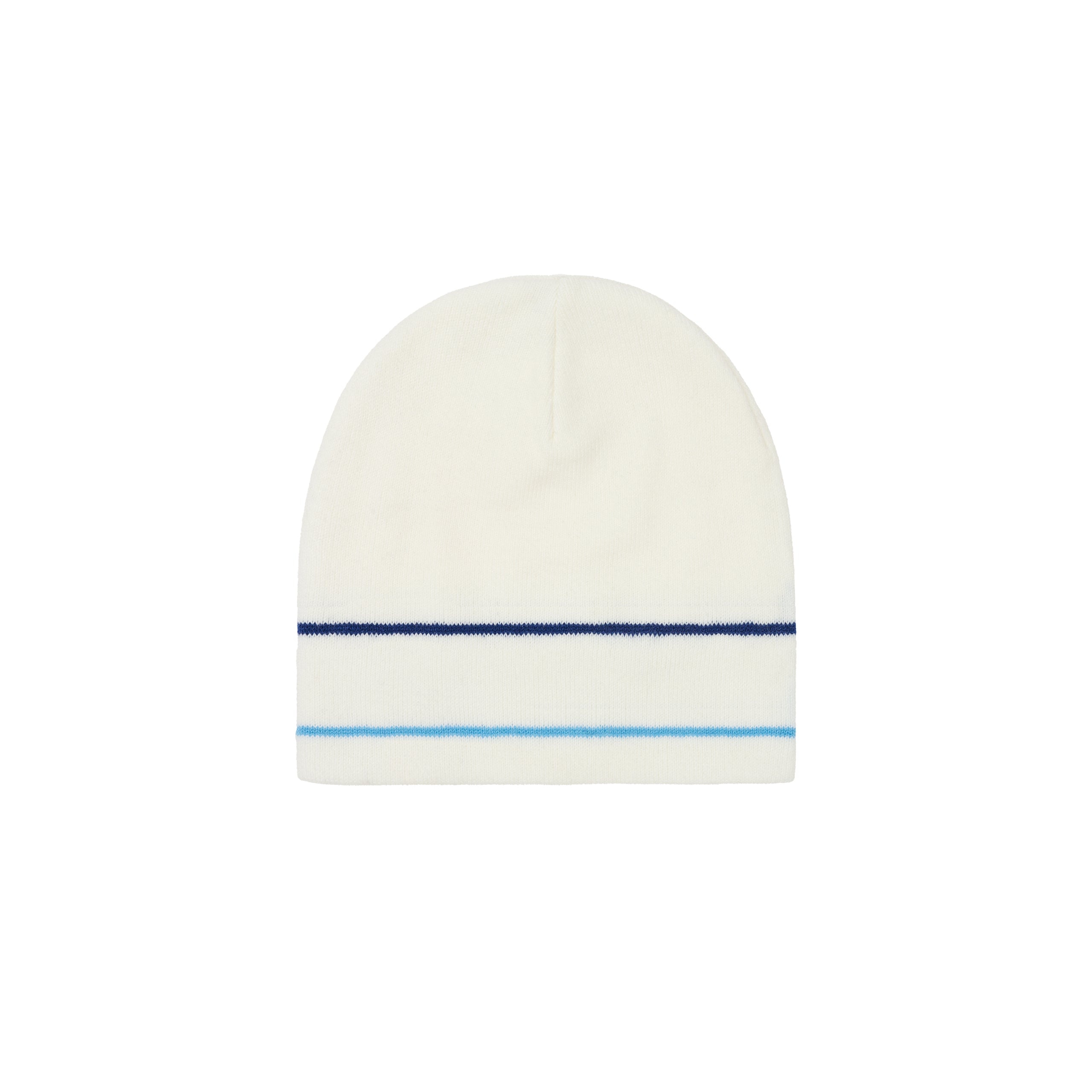 STRIPE NEIN CUFF BEANIE WHITE - 2