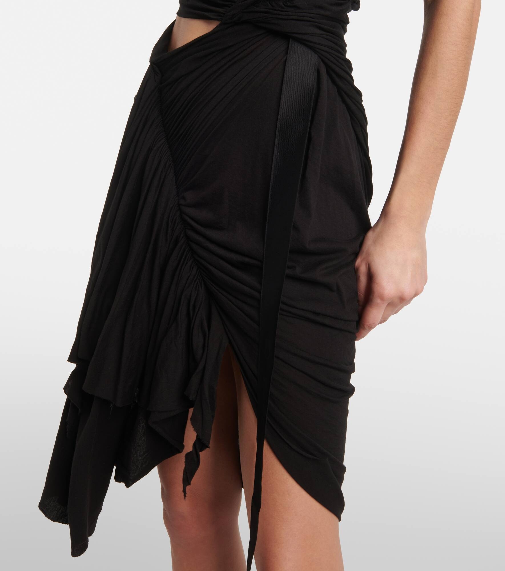DRKSHDW Fog cotton midi dress - 5