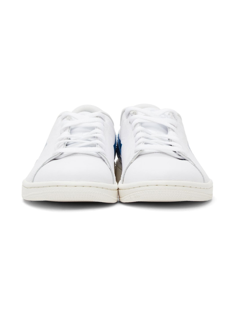 Jordan White & Blue Air Jordan 1 Centre Court Sneakers outlook