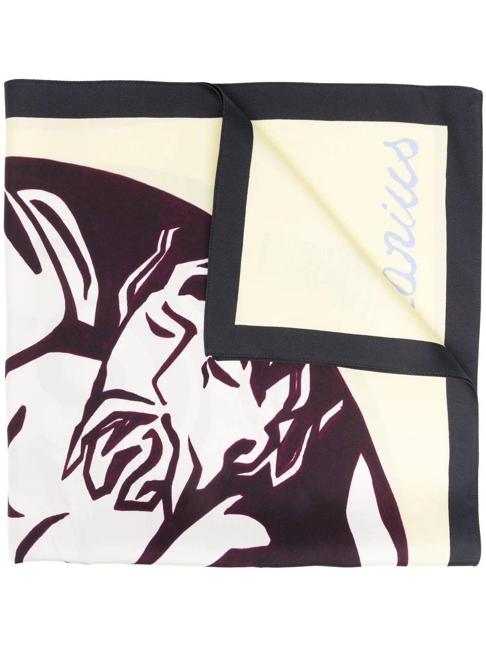 Aquarius Foulard satin scarf - 1