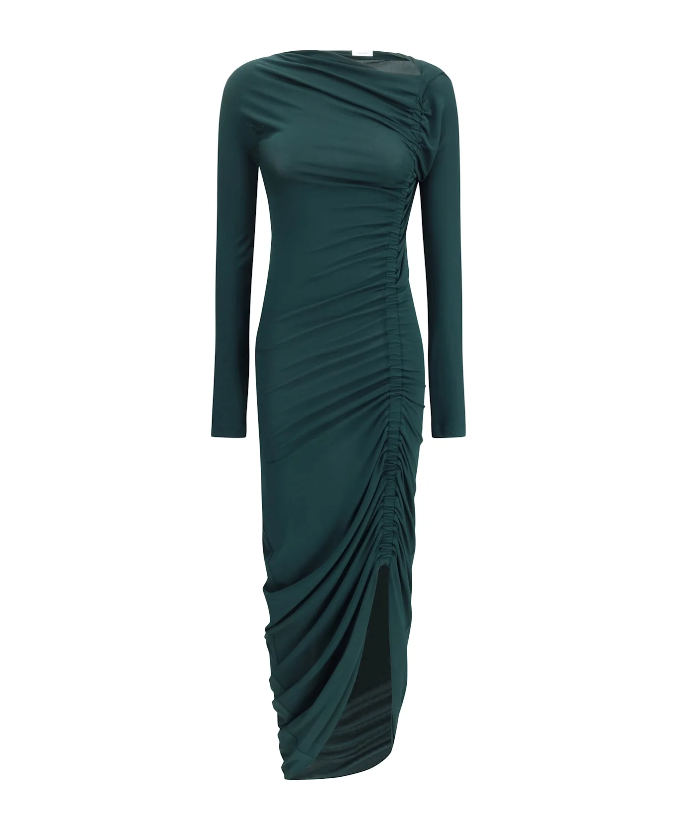 Draped Midi Dress - 1