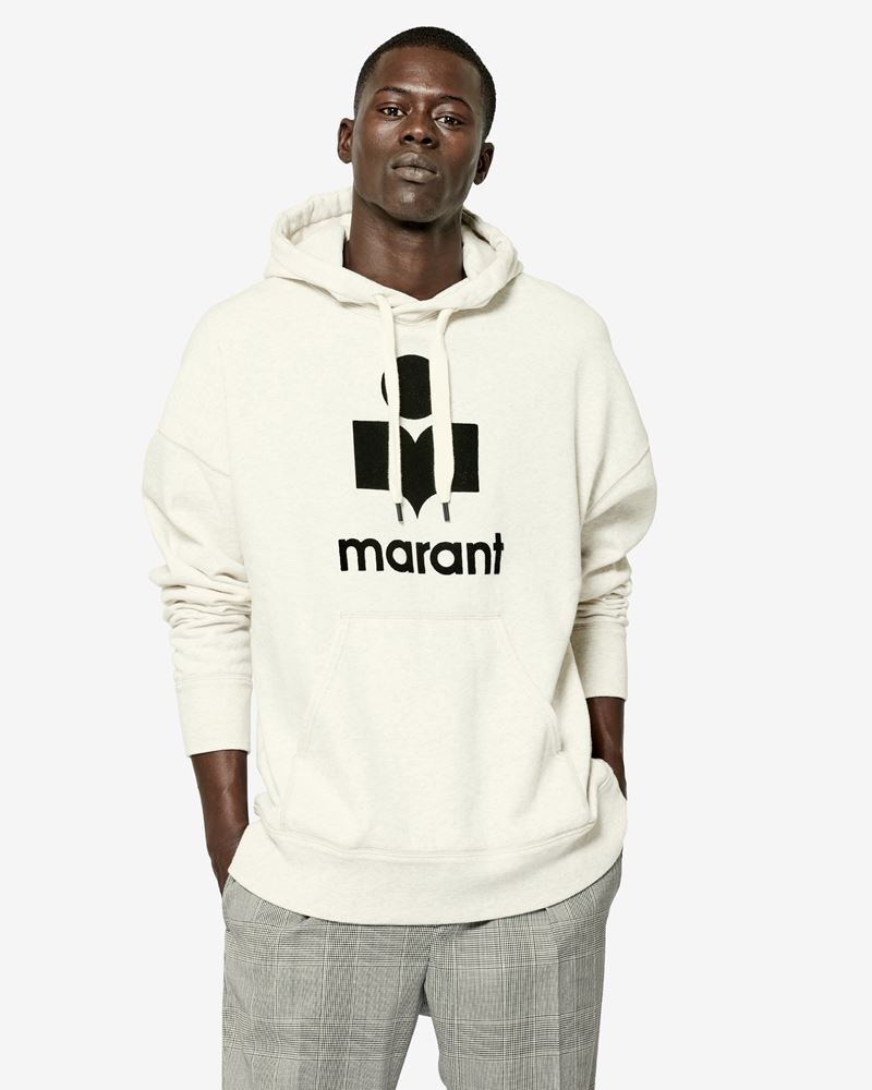 Isabel Marant MILEY LOGO HOODIE SWEATSHIRT REVERSIBLE