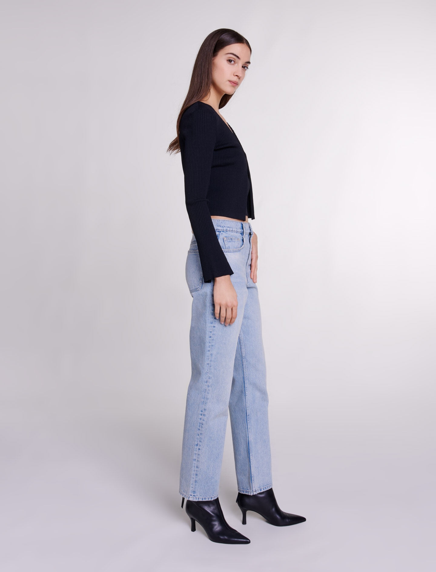 Stretch knit twin set - 3