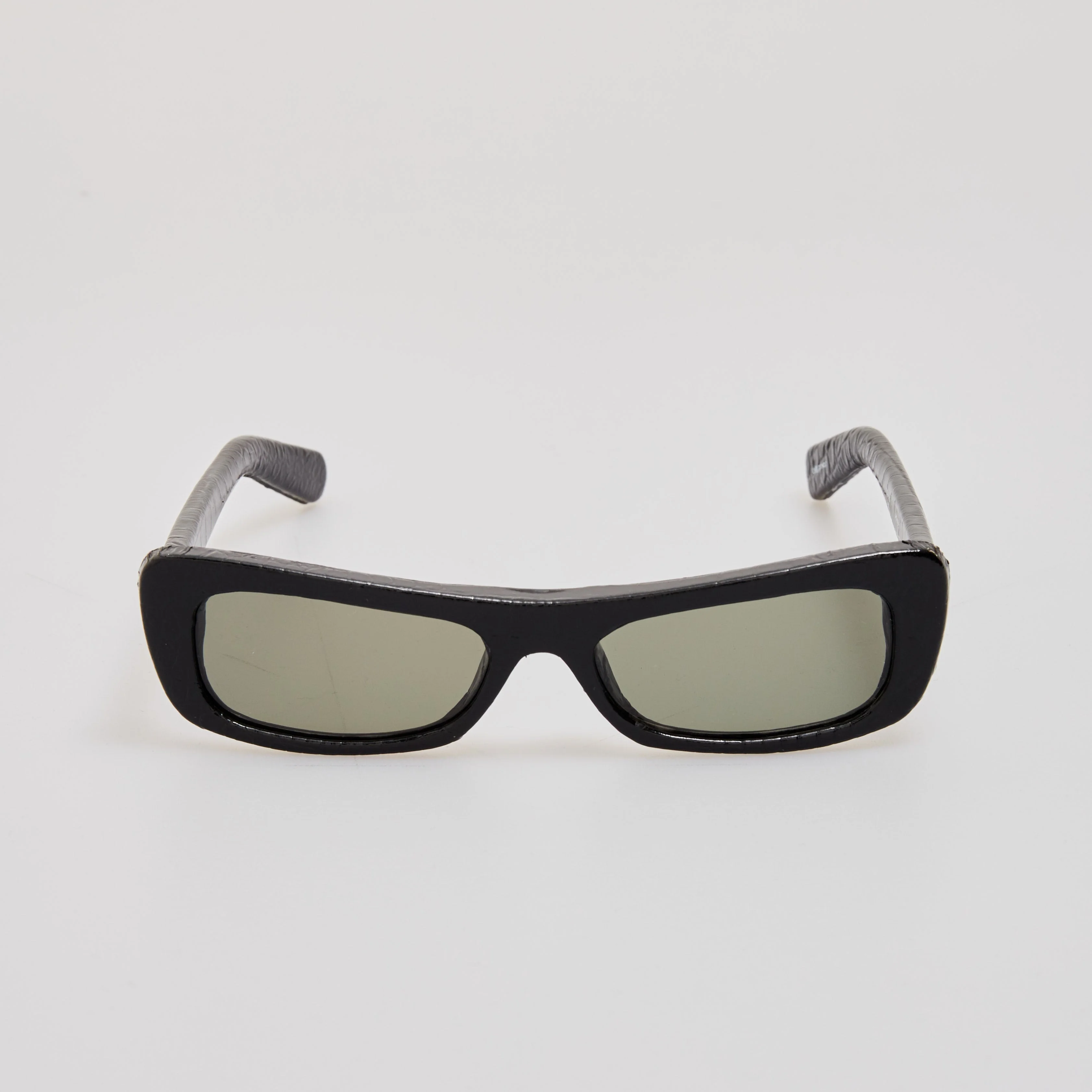 Capri Sunglasses in Black Crocodile - 1