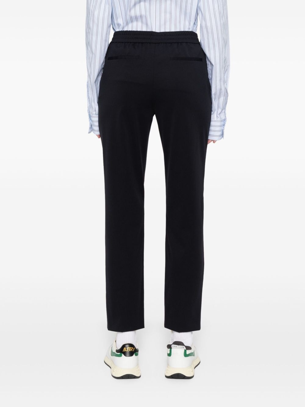 pressed-crease slim-fit trousers - 4