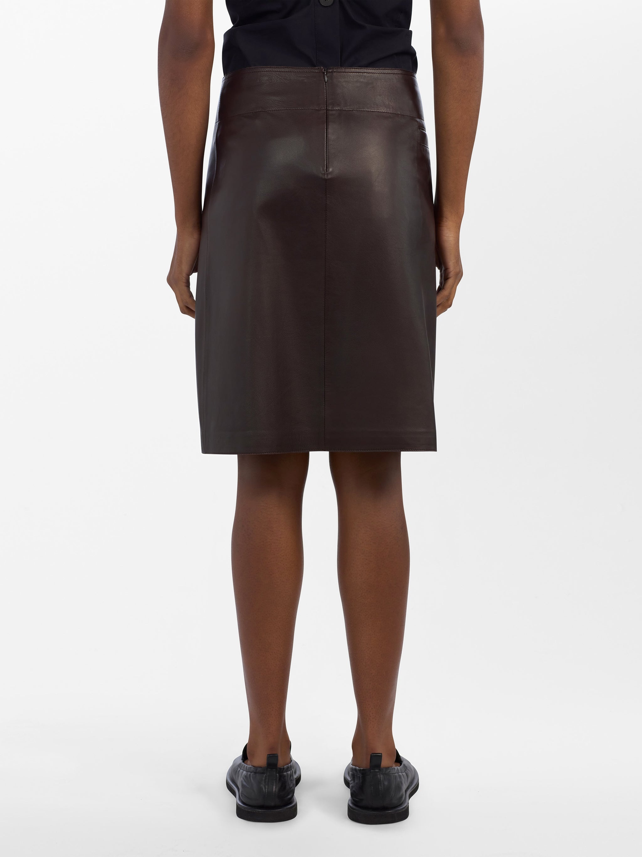 Tumba Leather Skirt - 6