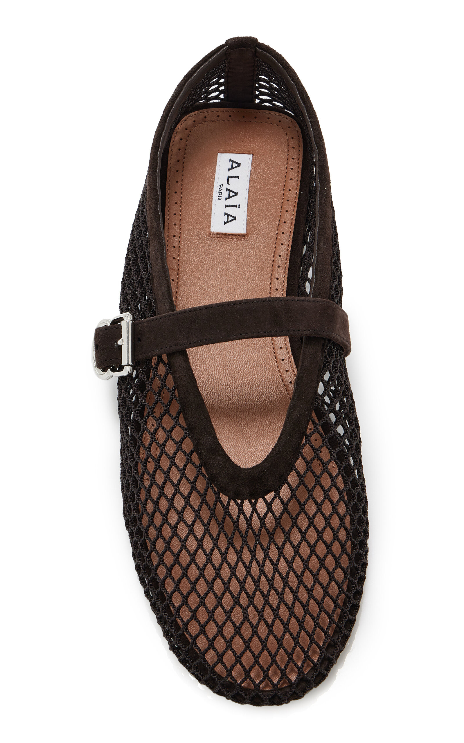 Fishnet Ballet Flats brown - 2