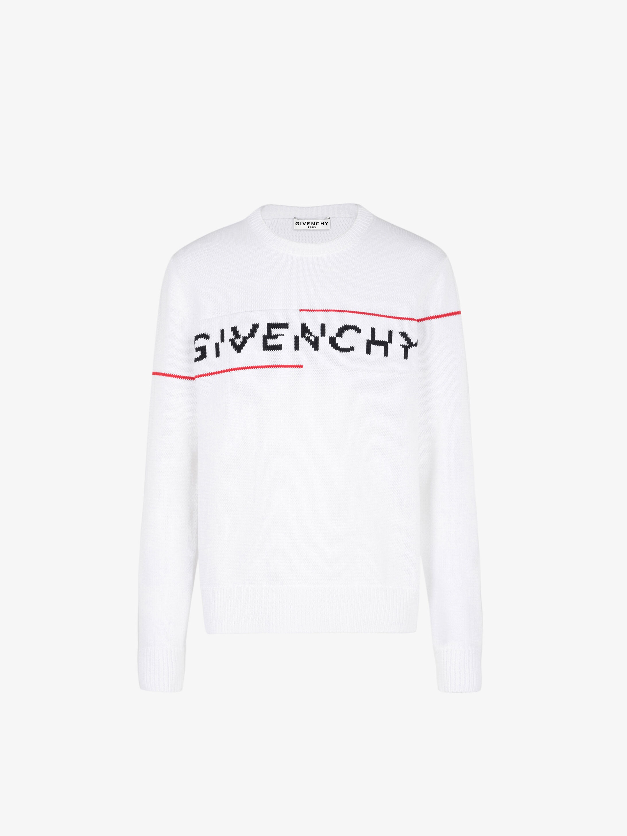 GIVENCHY SPLIT sweater in jersey - 1