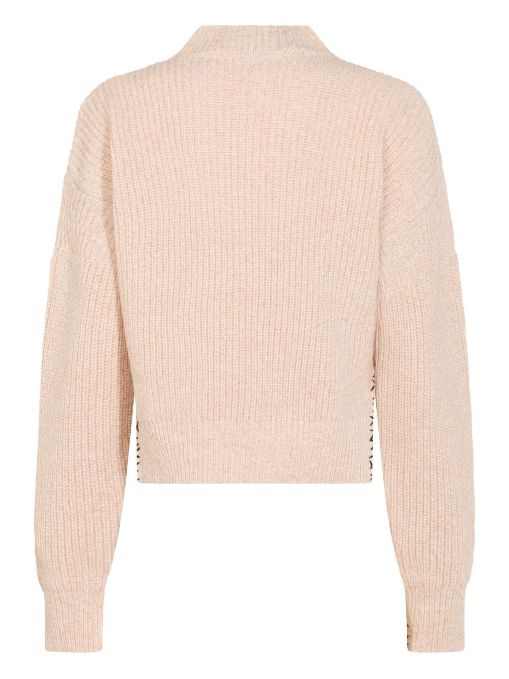 logo-embroidered sweater - 2