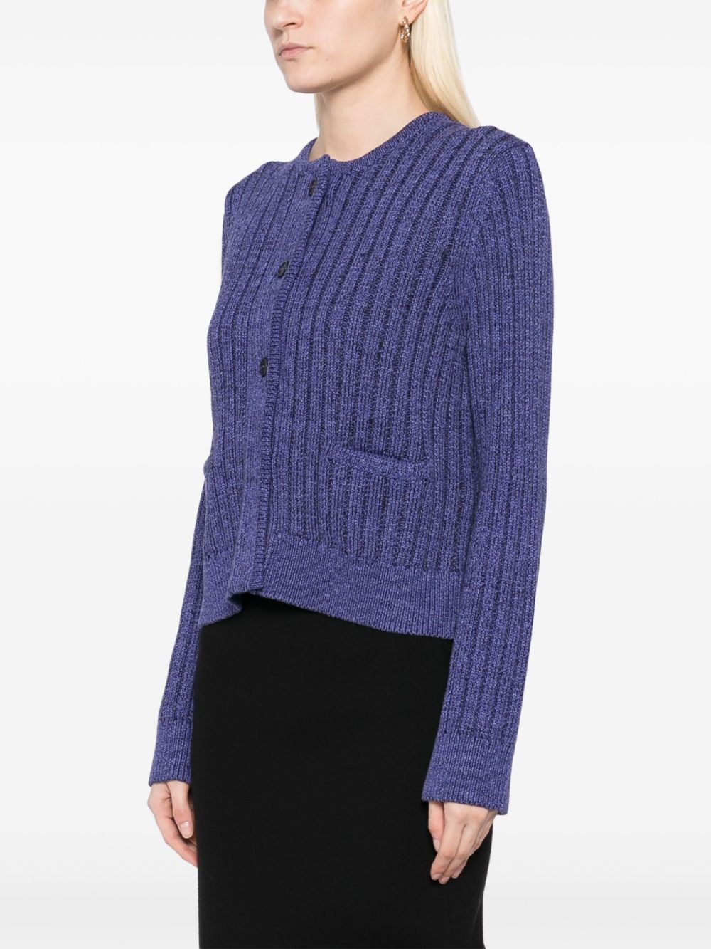 cropped buttoned cardigan - 3