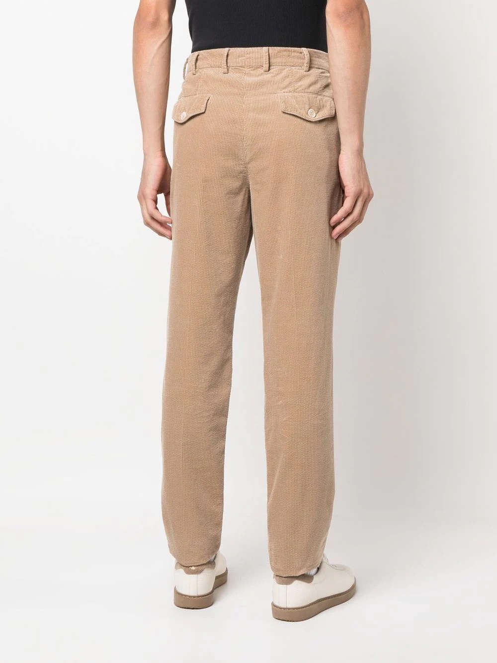 corduroy straight-leg trousers - 4