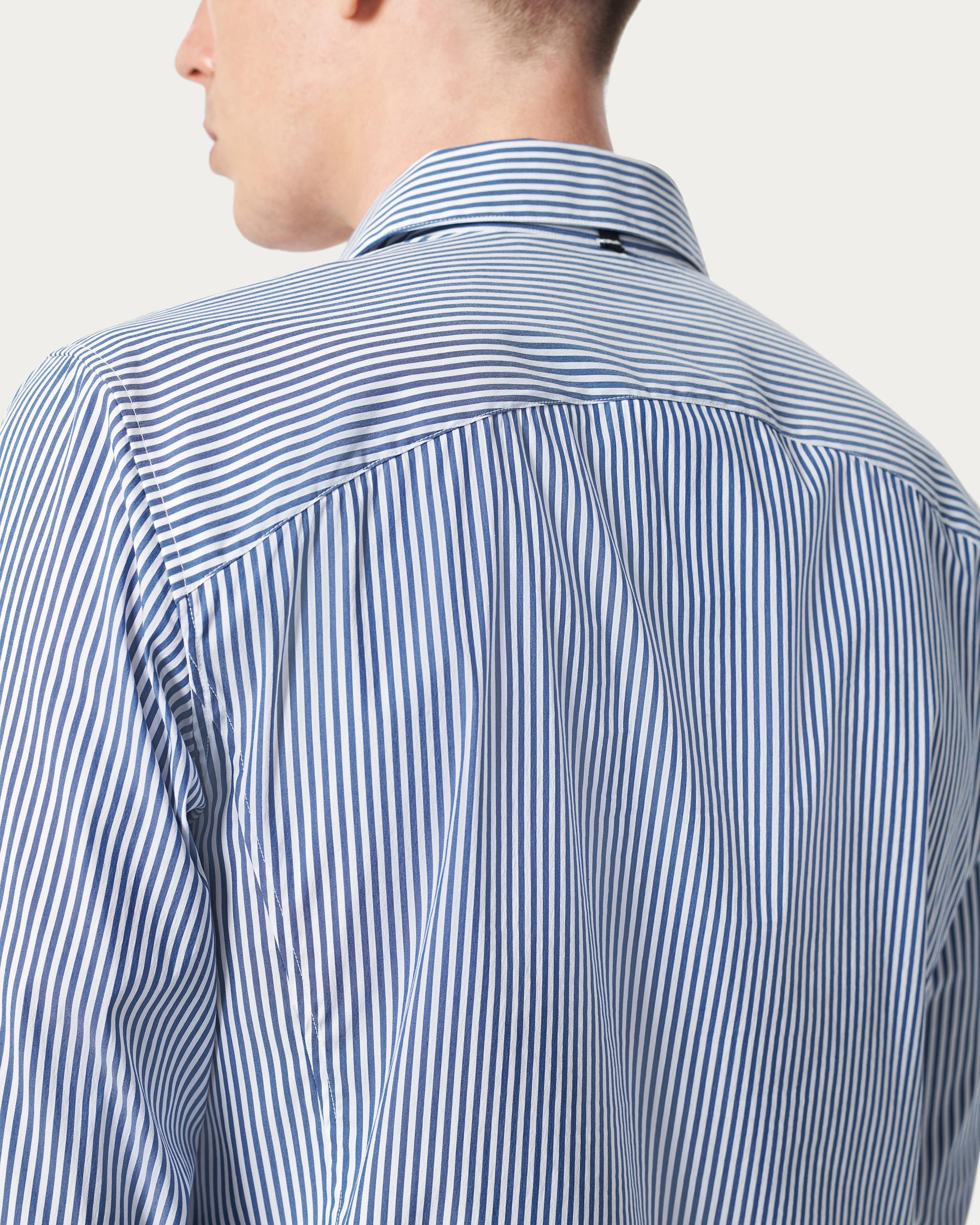 Patrick Striped Poplin Shirt - 5