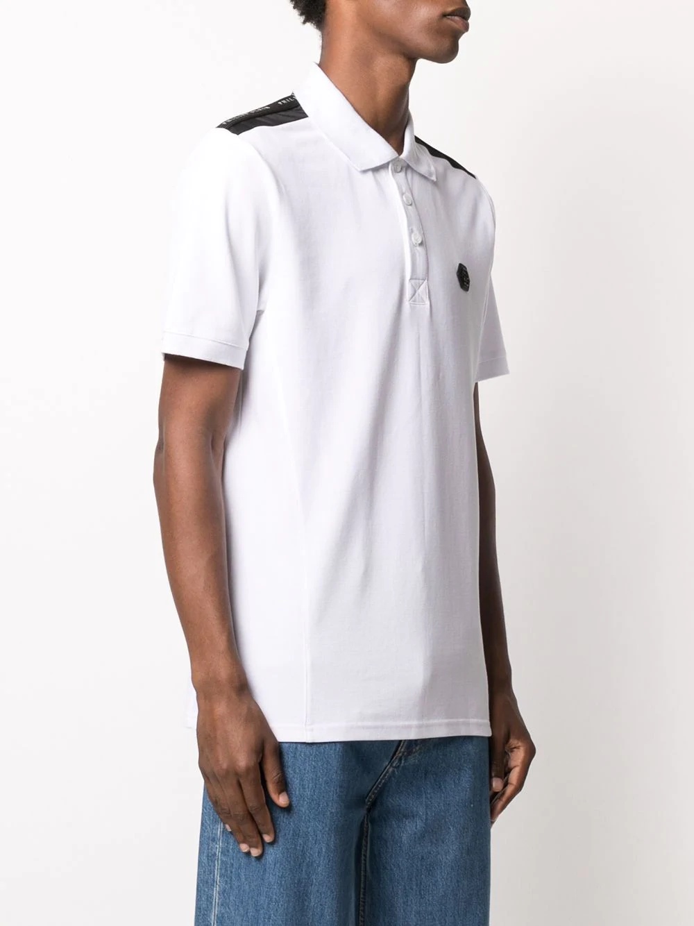 Institutional logo patch polo shirt  - 3