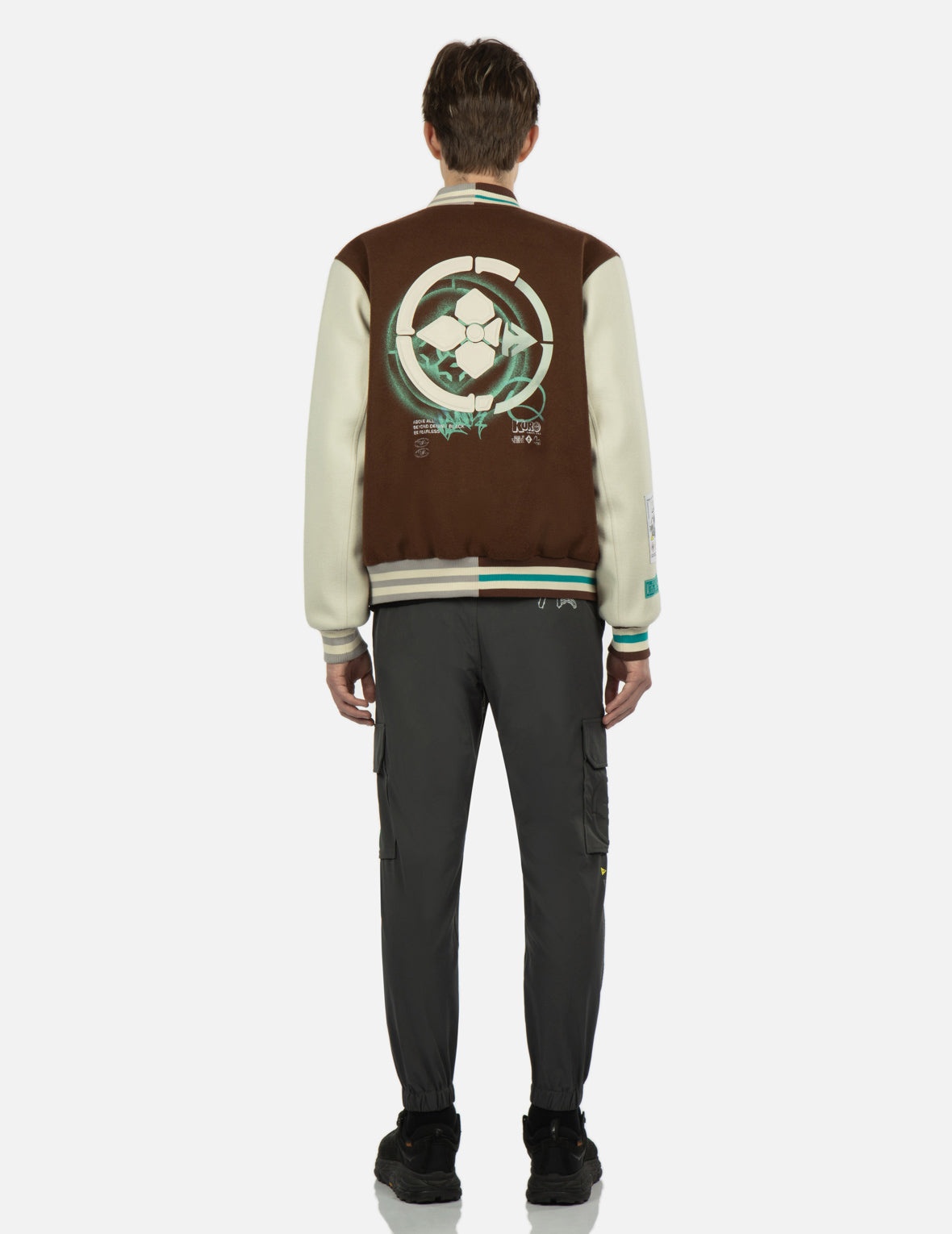 Seagull Print Cargo Pants - 6