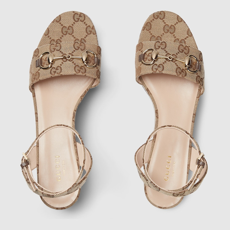 GUCCI Women's Horsebit flatform sandal outlook