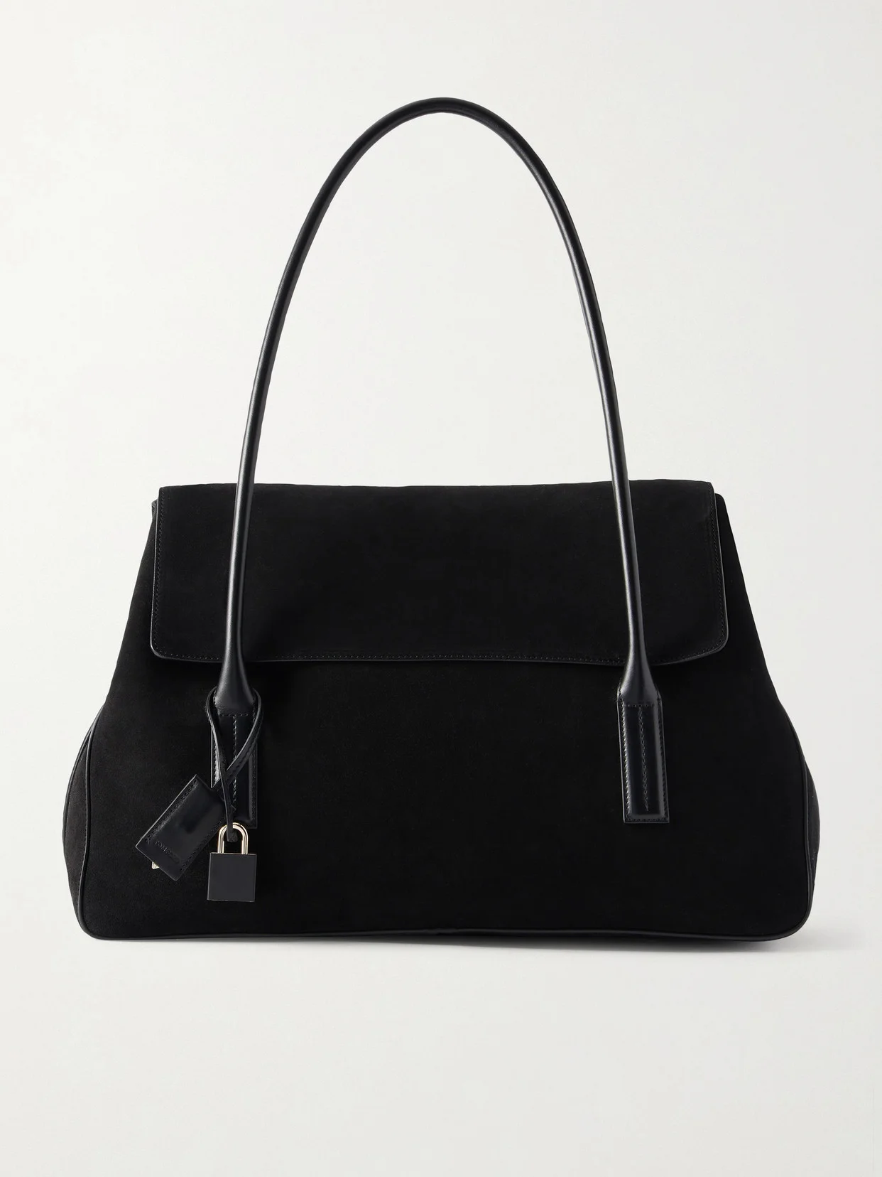 Suede Shoulder Bag - 1